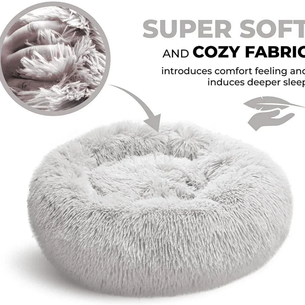 Whiskers & Friends Cat Bed, Cat Beds for Indoor Cats Washable